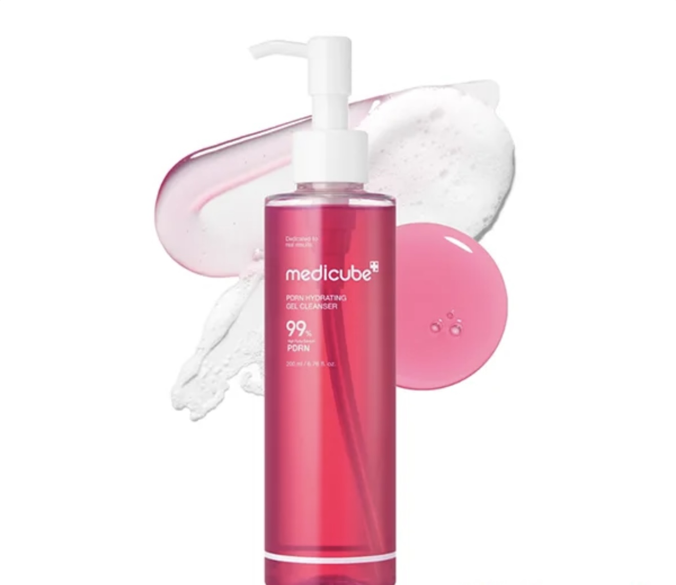 ژل شست و شو pdrn  روشن کننده و آبرسان لایه بردار  اورجینال مدی کیوب_medicube