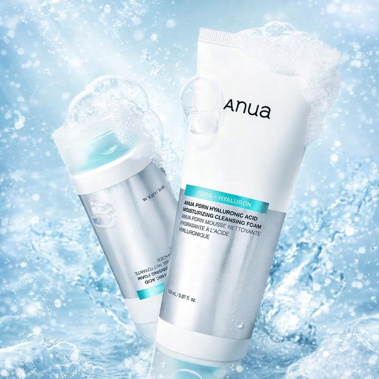 فوم شوینده ملایم PDRN و هیالورونیک اسید آنوا آبرسان و ترمیم کننده سد دفاعی پوست / Anua