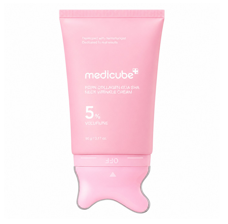 کرم ضد چروک گردن کلاژن PDRN گواشا مدی کیوب اورجینال ( جدیدترین محصول مدی کیوب✨)