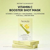 ماسک ورقه ای شفاف کننده ویتامین سی آرنسیا مدل Booster Shot پک 5 عددیم