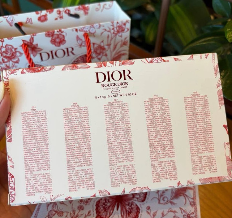 پک ۵ عددی بالم لب دیور Dior (هدیه لاکچری)